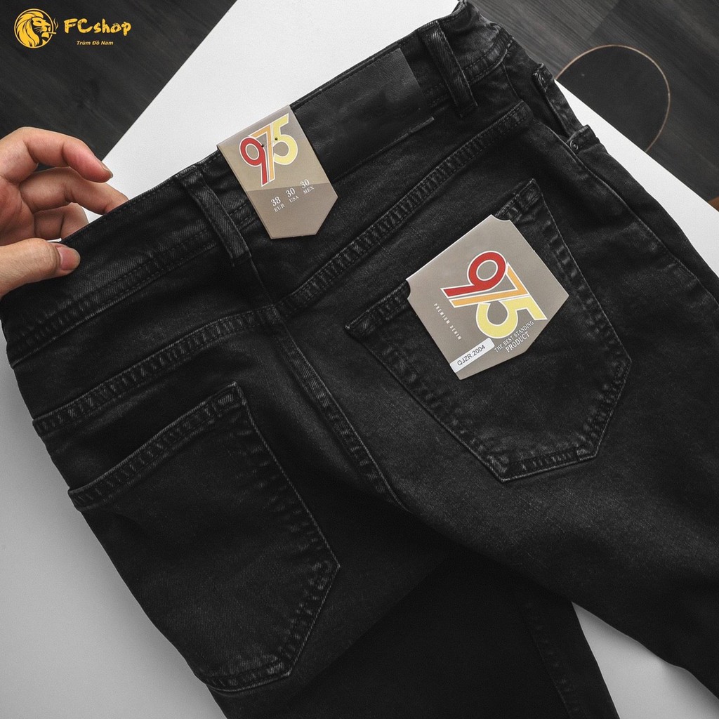 Quần jean nam màu xám đậm xước nhẹ Za.Ra cao cấp co giãn bốn chiều dày dặn chuẩn hàng hiệu | BigBuy360 - bigbuy360.vn