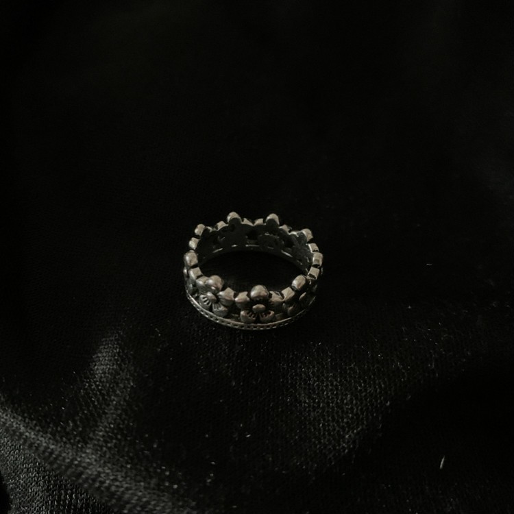 Nhẫn họa tiết hoa cúc thiết kế có thể điều chỉnh kích cỡ phong cách cá tính