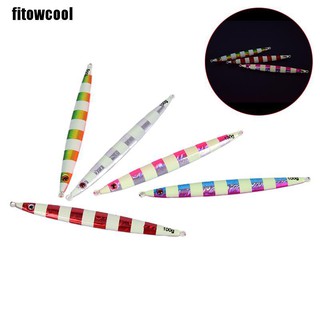 Mồi câu cá giả bằng chì có thể phát quang khối lượng 100g dùng cho môi trường nước biển