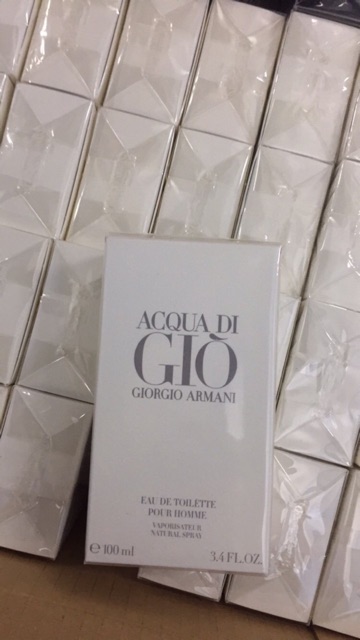 [FreeShip] Nước hoa Acqua di Gio (giò trắng) pour homme 100ml fullbox .New