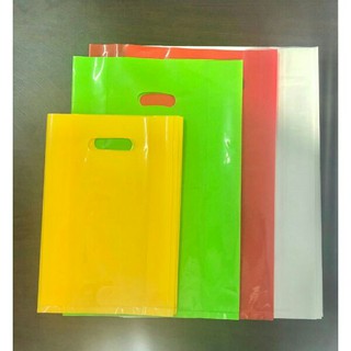 1kg Túi Nilong Màu Siêu Bóng Túi HD PE Siêu Bóng Siêu Dai Đựng Hàng Cao Cấp Cho Shop