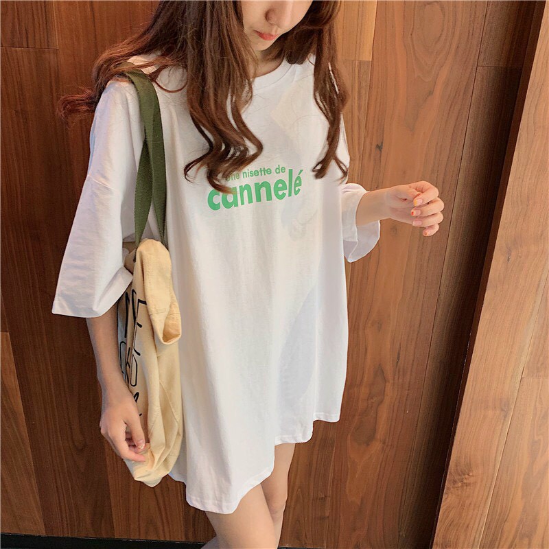 ÁO THUN NỮ TAY LỠ CAO CẤP OVERSIZE - "CANNELÉ" SIÊU XINH - MẶC CRUSH AUTO ĐỔ - CỰC GIỚI HẠN.
