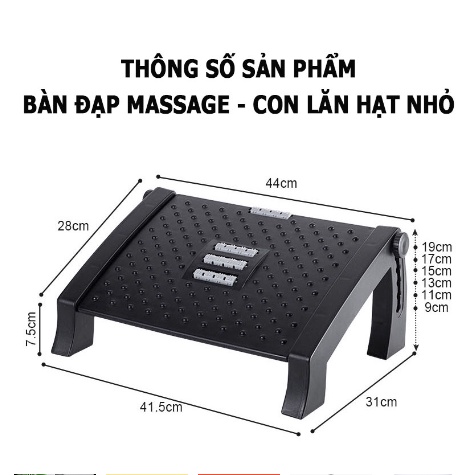 Ergonomic Footrest Ghế Gác Chân Văn Phòng - ghế kê chân Công Thái Học văn phòng, học sinh, sinh viên, chơi game