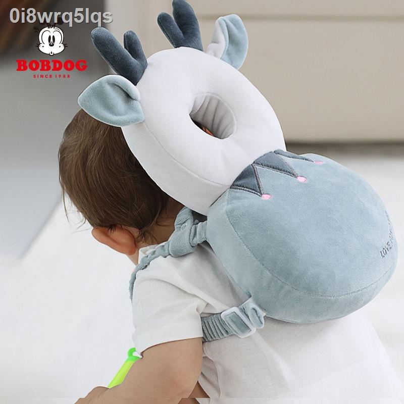 ✕♟Gối em bé Babudou đệm bảo vệ chống ngã đầu cho 0-3 trẻ bốn mùa đa năng