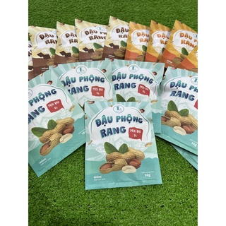 Đậu phộng rang đủ vị (Vị Bạc hà, Sô-cô-la, Gừng, Muối sấy, Mix đủ vị)