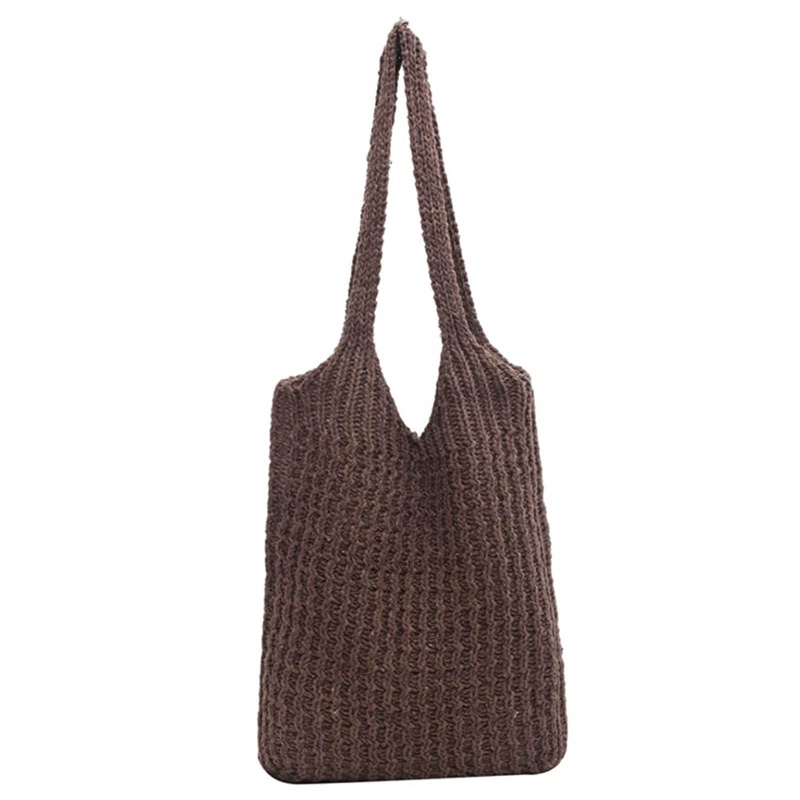 Túi Xách Tote Dệt Kim Cỡ Lớn Phong Cách Vintage