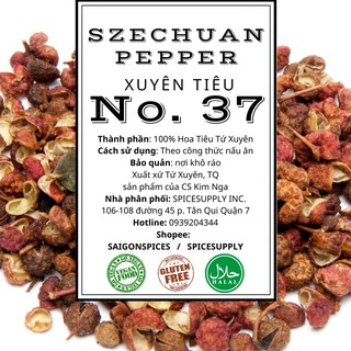 10kg hạt Hoa tiêu Szechuan Pepper Tứ Xuyên không trộn cành