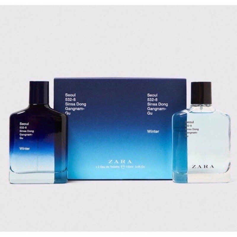 Set Nước hoa ZARA SEOUL 532-8 VÀ SEOUL 532-8 ƯINTER 100ml
