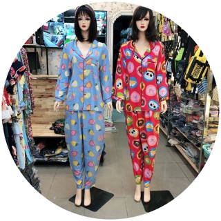 Đồ bộ lanh tay dài cho mẹ bầu và sau sinh (75-90kg)