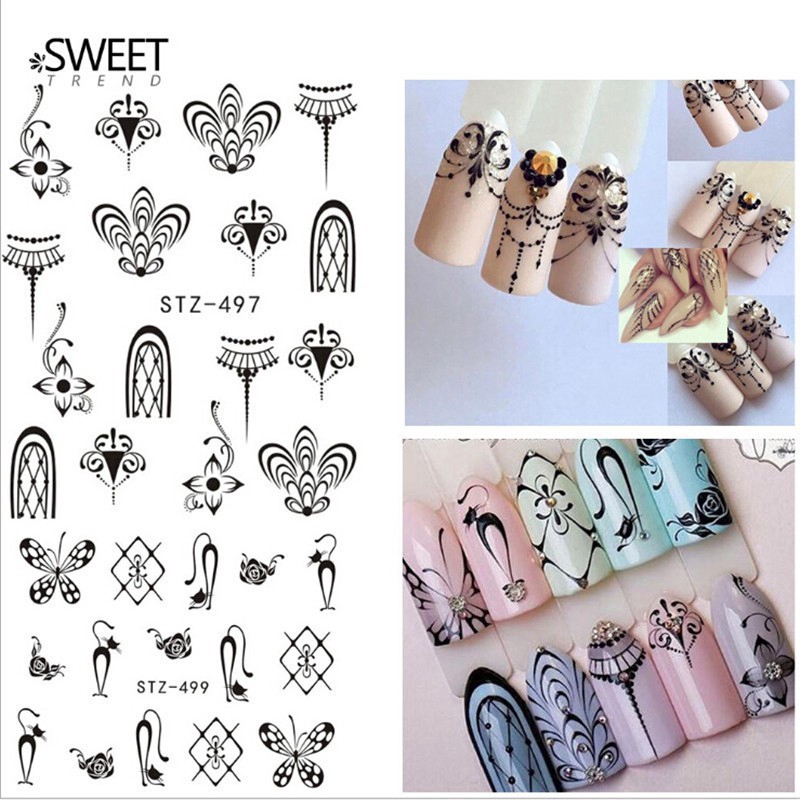 [Hàng mới về] Nhãn dán trang trí móng tay nghệ thuật xinh xắn
