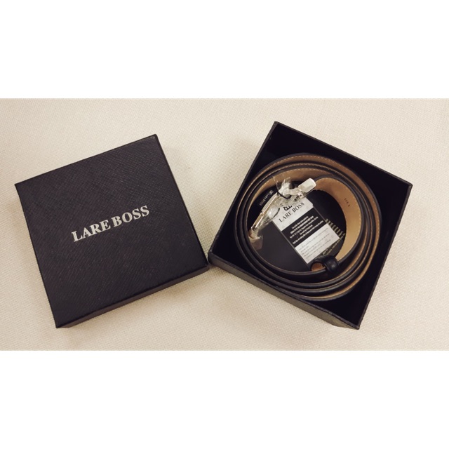 Thăt lưng Italia Lare Boss da thật siêu bền size M dành cho nam