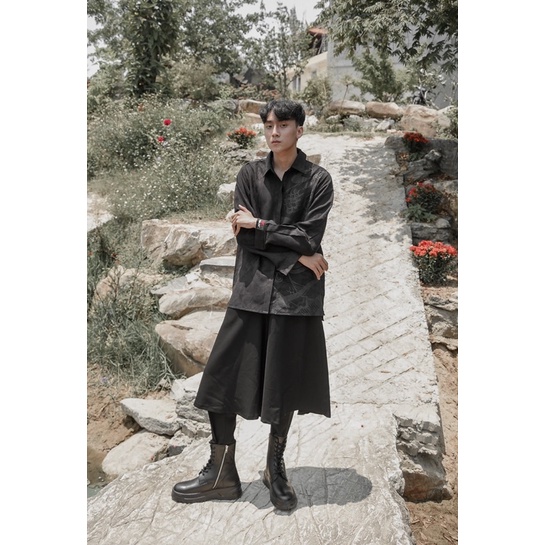 Áo sơ mi tay dài thiết kế cao cấp NISHIKIGOI SHIRT - ZUNEZX