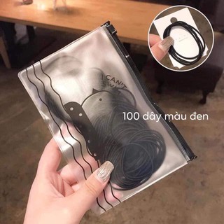 Chun tóc 100 sợi túi zip ( hàng mix màu )