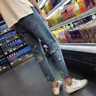mùa hè phần mỏng Hàn Quốc phiên bản của triều Slim chân chín quần quần quần nam