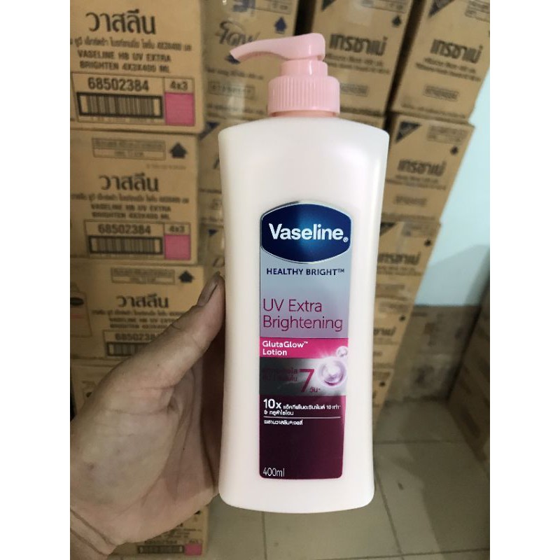 Kem dưỡng thể trắng da, chống nắng vaseline Thái lan 380ml