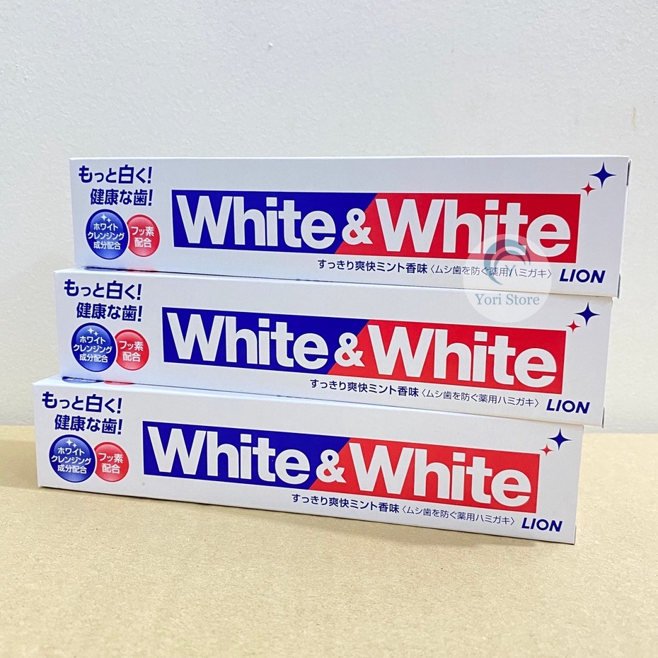 Kem đánh răng White &amp; White Nhật Bản 150g