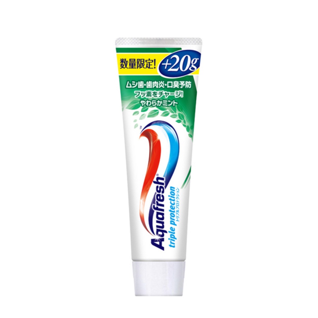 Kem đánh răng Aquafresh Nhật Bản 140gr + 20gr
