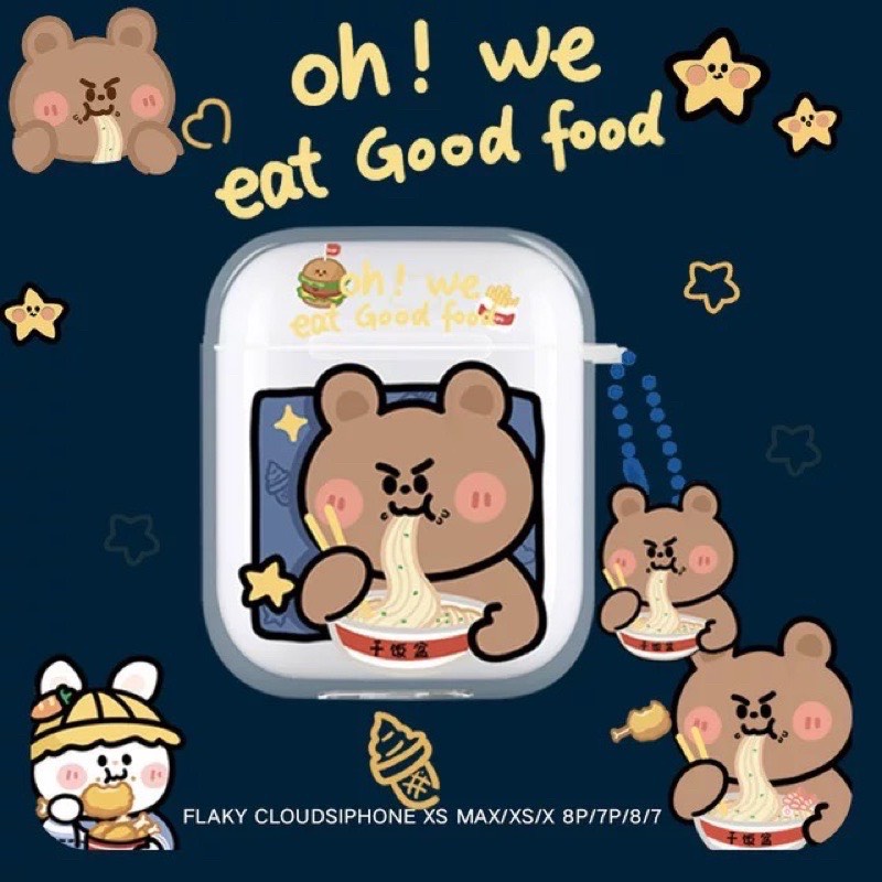 Vỏ bảo vệ tai nghe bluetooth Airpods bằng Sillicone dẻo, ốp Case cute, Airpods 2/pro CASE TRONG CÓ HÌNH