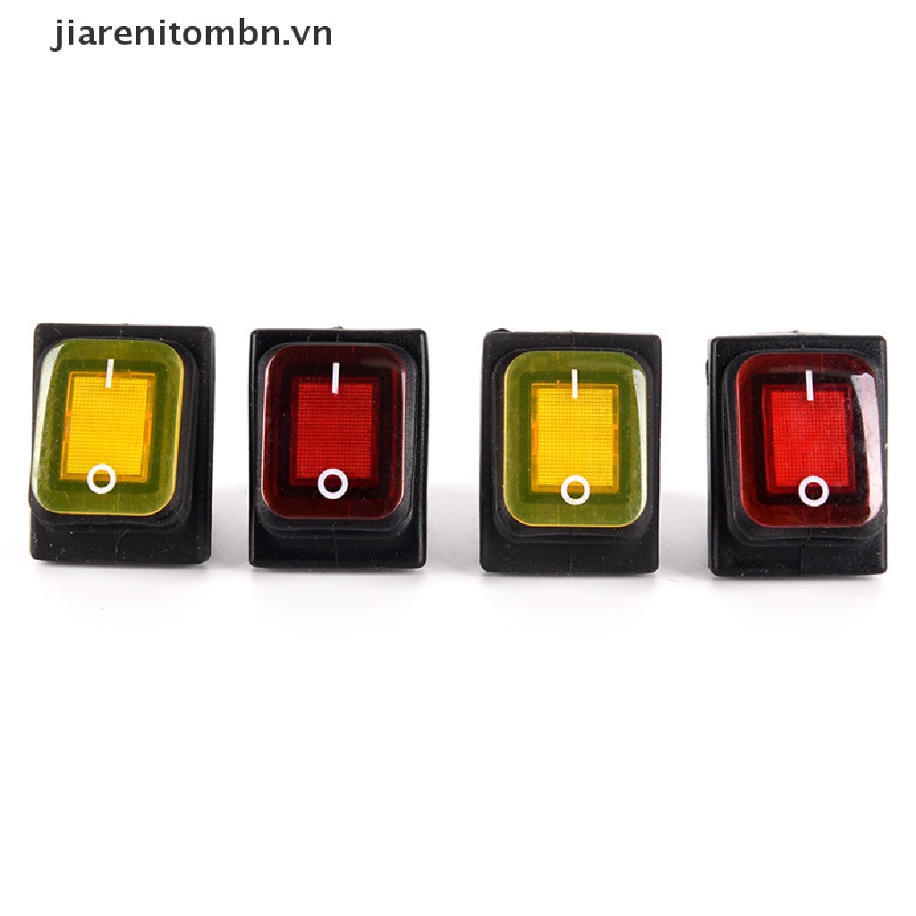 Công Tắc Đòn Bẩy 4 Chấu 12V Có Đèn LED Chống Nước Cho Xe Hơi / Tàu Thuyền
