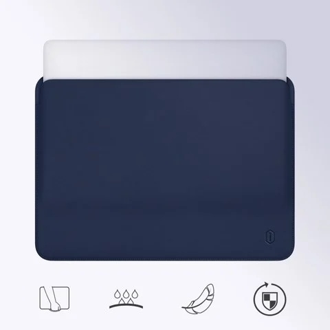 Túi Chống Sốc Laptop/ Bao da Macbook 13&quot; WIWU Pro Skin II (2 Màu) thiết kế siêu mỏng, gọn nhẹ, thời trang