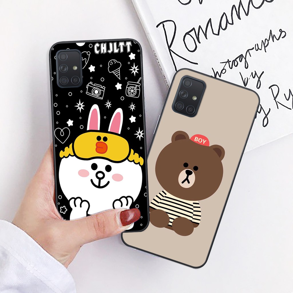 Ốp Samsung in hình Gấu Brown Cute cho máy Samsung A21S-A31-A51-A71