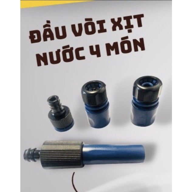 Bộ vòi xịt nước đa năng tưới cây, xịt rửa xe tiện lợi 9 kiểu phun LS+ cao cấp siêu bền
