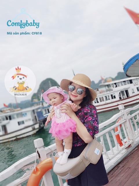 Địu ngồi 4 tư thế cao cấp Comfy Baby chính hãng