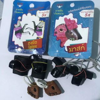 Bộ bịt cựa và bịt mỏ thái lan dùng 2 con gà