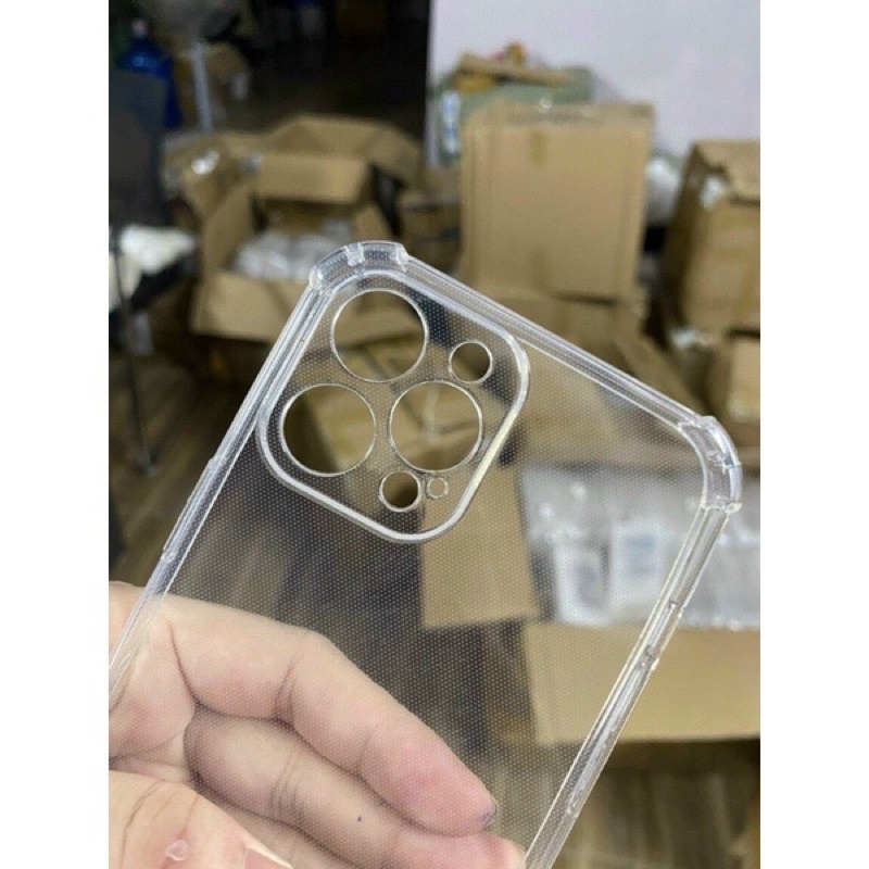 Ốp lưng iphone trong suốt viền dẻo lưng cứng chống sốc chống ố màu cho ip 7plus/8plus/x/xs/xsmax/11/12/13/promax