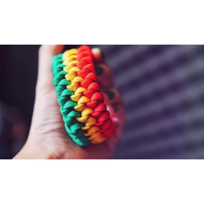 Vòng rasta paracord snake knot