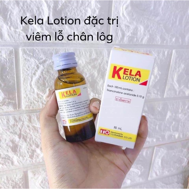 Serum viêm nang lông Kela Lotion Thái Lan Chai 30ml
