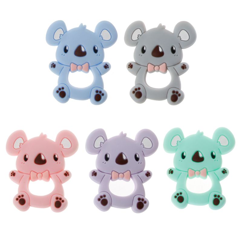 Haha Đồ Chơi Ngậm Nướu Hình Gấu Koala Hoạt Hình Bằng Silicon Cho Bé