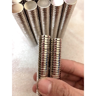 Nam châm viên 15x3mm, nam châm trắng đất hiếm lực từ mạnh
