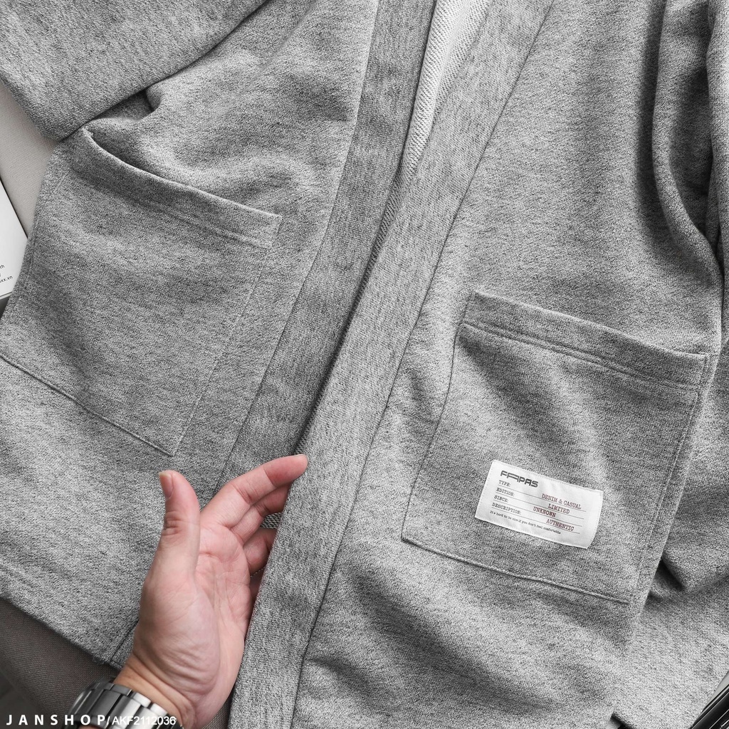 Áo Khoác Cardigan Vải Nỉ Ấm Áp Vừa Đủ, Co Giãn Nhẹ