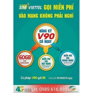 Sim Viettel V90