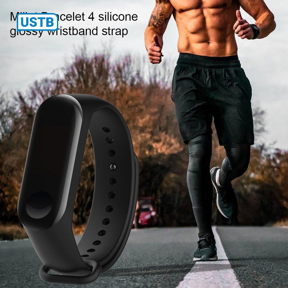 Dây silica gel đeo thay thế cho đồng hồ Xiaomi miband 4