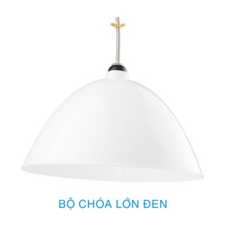 Bộ chóa đèn Lớn nhựa trắng ngoài trời và đui E27 đuôi đèn có dây Kín nước