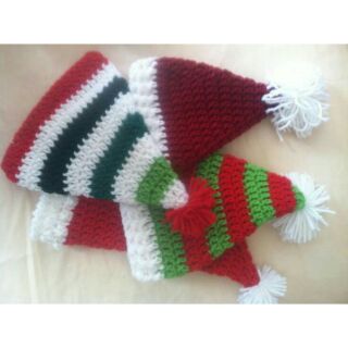 Nón Noel bằng len cho bé SIÊU XINH