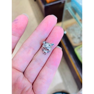 Charm lợn - heo thiên thần BẠC 925 cao cấp xuyên mix vòng pan