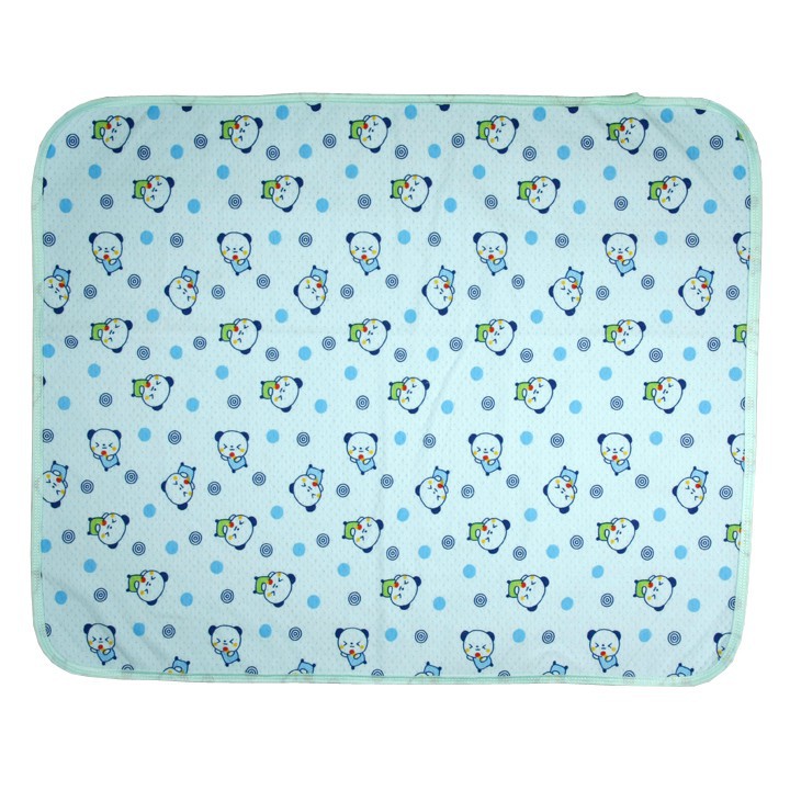Chiếu nhung chống thấm, tấm lót cao su cho bé sơ sinh kích thước 55x70