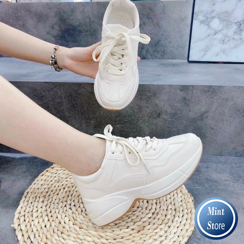 Giày nữ, giày thể thao đế cao 5 phân kiểu dáng nhỏ gọn xinh xắn G 117