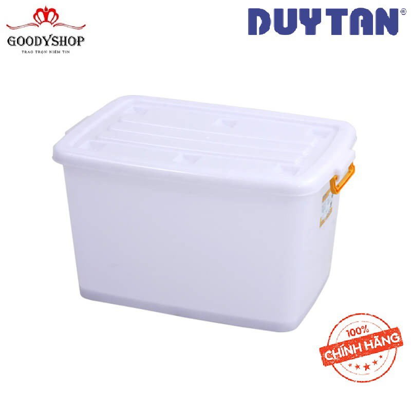 Thùng Nhựa vuông 30 lít Duy Tân No.750 - có bánh xe GOOODYSHOP