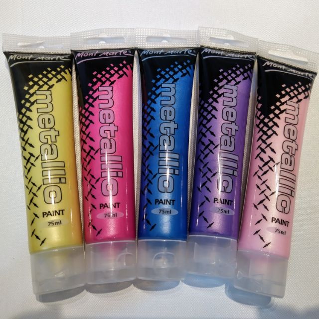Màu Acrylic Metallic Mont Marte (Tuýp 75ml)