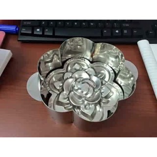 KHUÔN XÔI INOX HÌNH HOA HỒNG 🌺🌺🌺