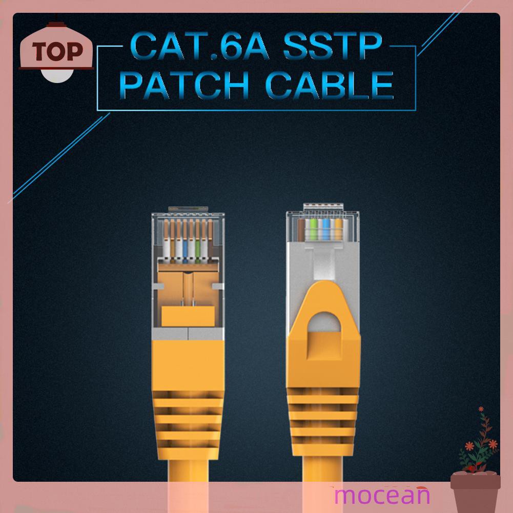 Mocean Vention Cat6 Rj45 Patch Ethernet Cord Cat6A Dual Shield Lan Network Cable