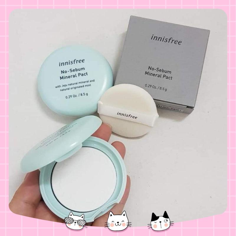 Phấn Nén Kiềm Dầu Innisfree No Sebum Mineral Pact - 8.5g