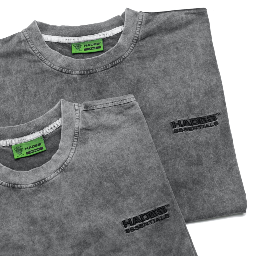 Áo Thun Tay Lỡ Unisex BASIC WASHED 100% Cotton - HADES Brand Chính Hãng | BigBuy360 - bigbuy360.vn