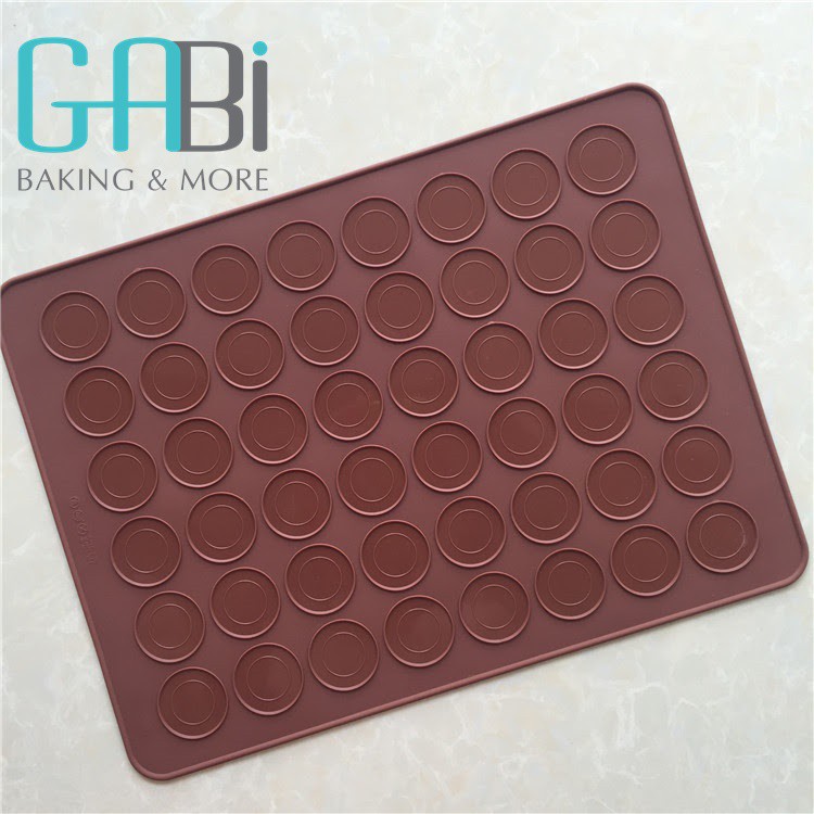 Tấm nướng macaron silicon 48 ô