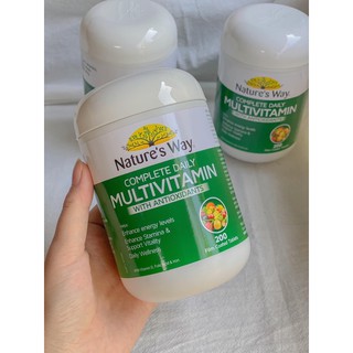  Vitamin tổng hợp Multivitamin 200 viên tảo Nature’s way