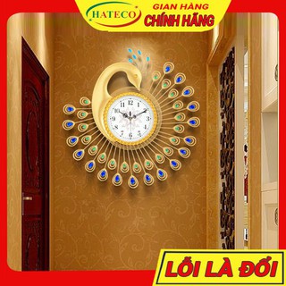 [SALE 1 NGÀY] Đồng Hồ Treo Tường Chim Công Cách Điệu TT1824 Chính Hãng JJT